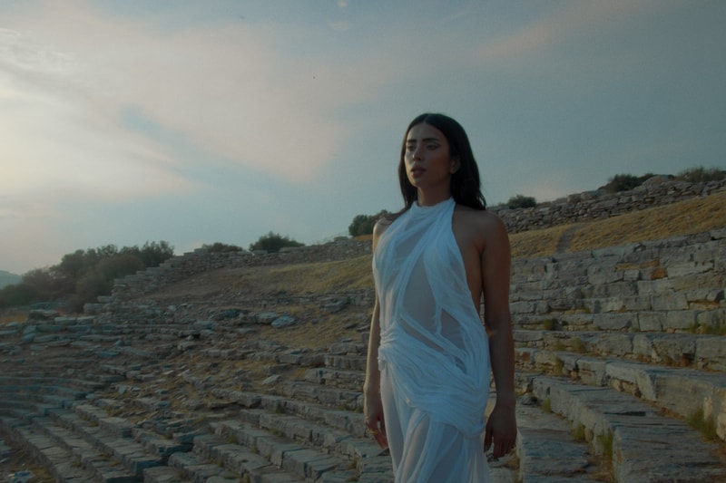 Di Petsa Bridal "Wet Brides" Campaign and Short Film Greek Dresses Weddings
