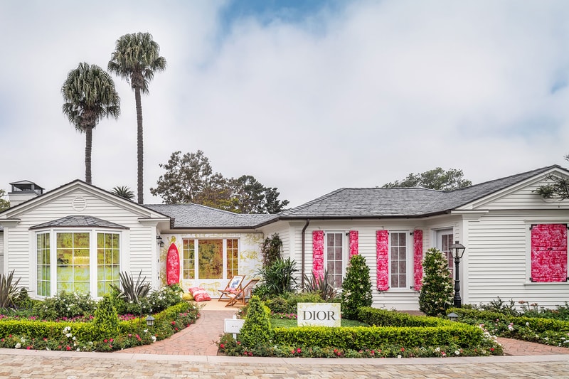 dioriviera capsule collection rosewood miramar beach pop-up store montecito exterior luxury resort