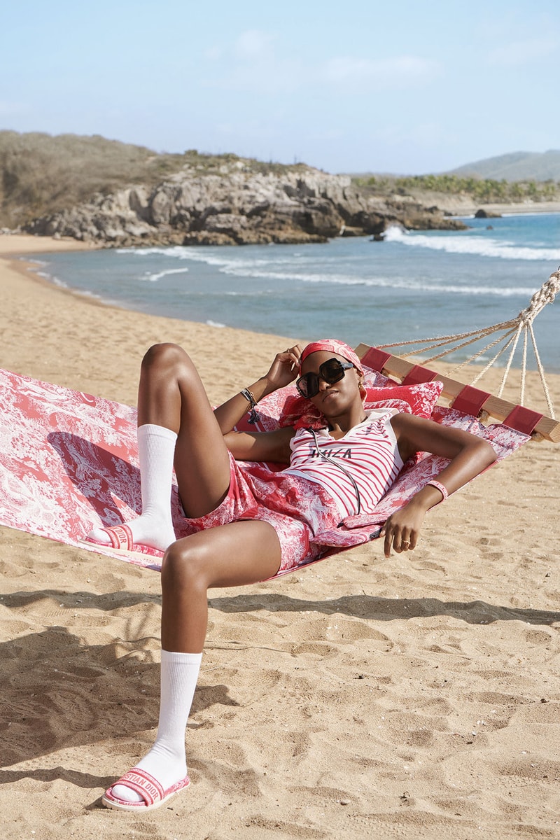 dioriviera capsule collection pink hammock beach