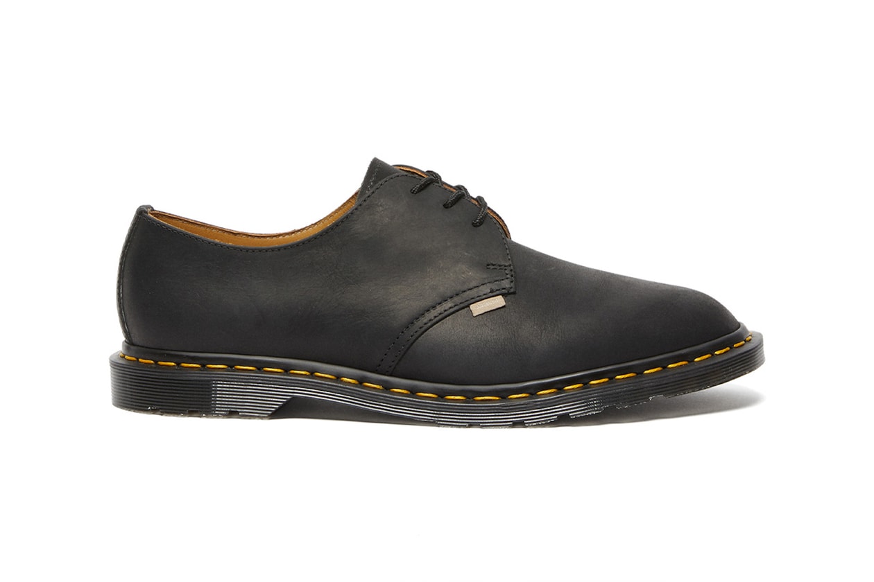 dr martens jjjjound spring summer 2021 collaboration archie ii shoes black brown