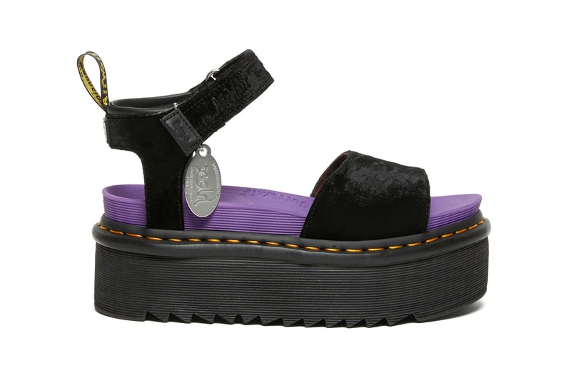 dr martens x-girl collaboration strap sandals platform