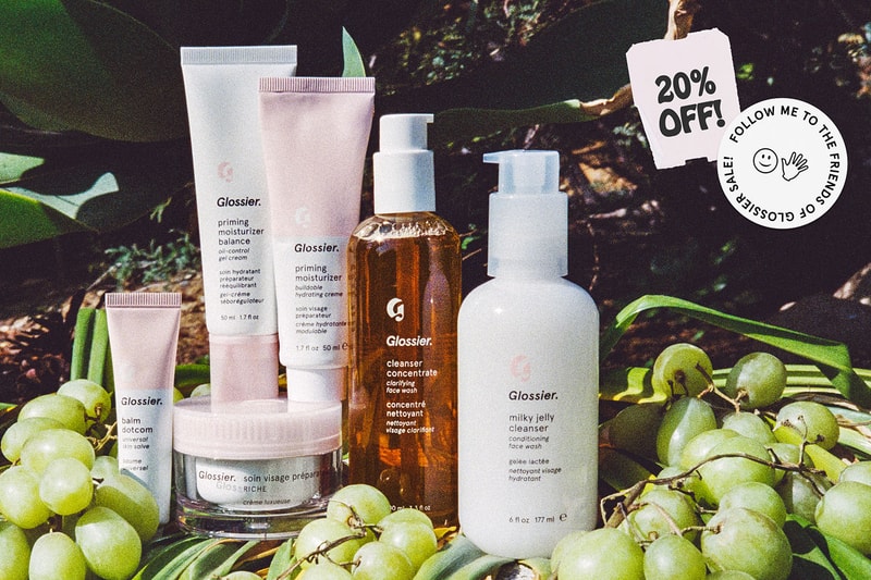 Friends of Glossier 20% Off Sale Announcement Weekend Mid-Year Lipstick Beauty Skincare Makeup