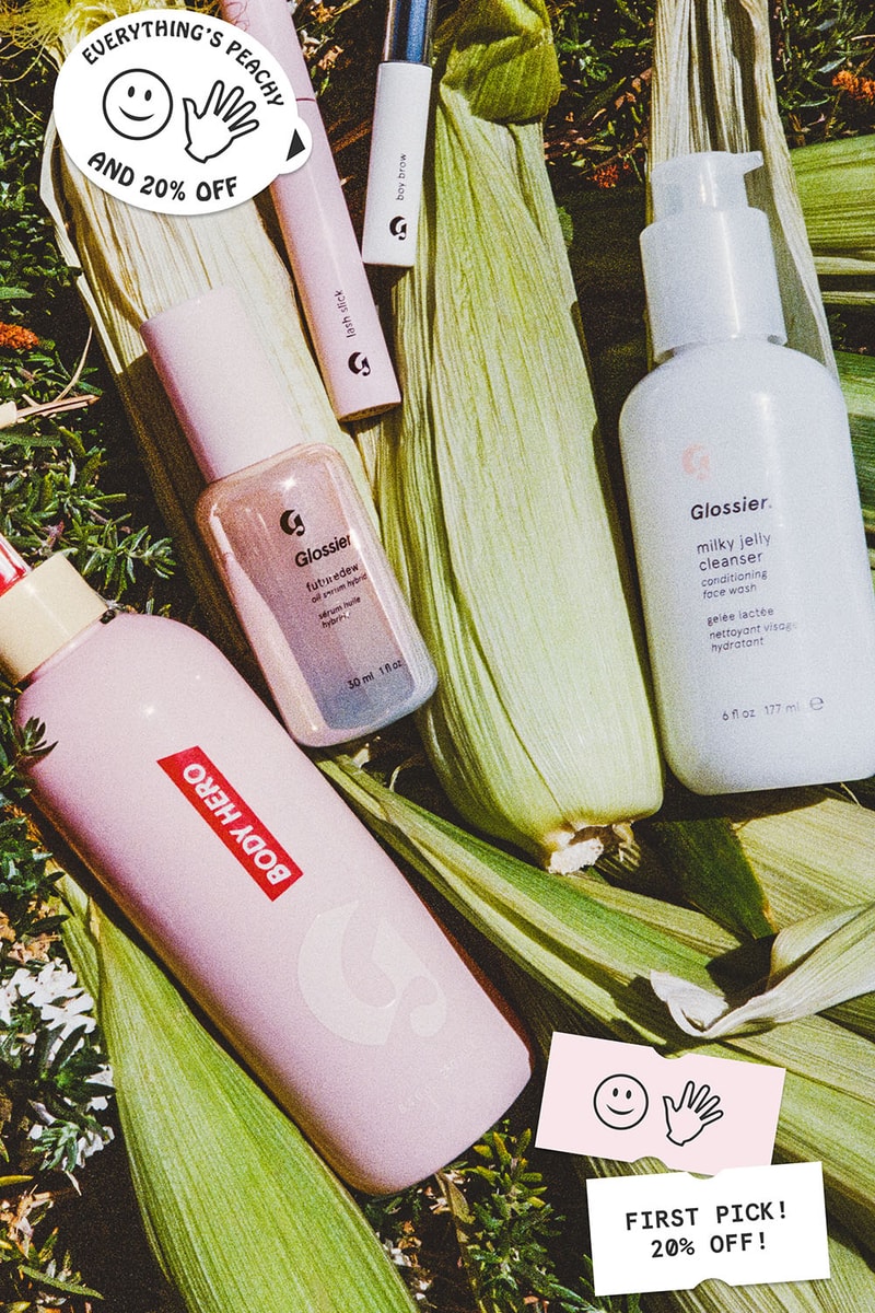 Friends of Glossier 20% Off Sale Announcement Weekend Mid-Year Lipstick Beauty Skincare Makeup