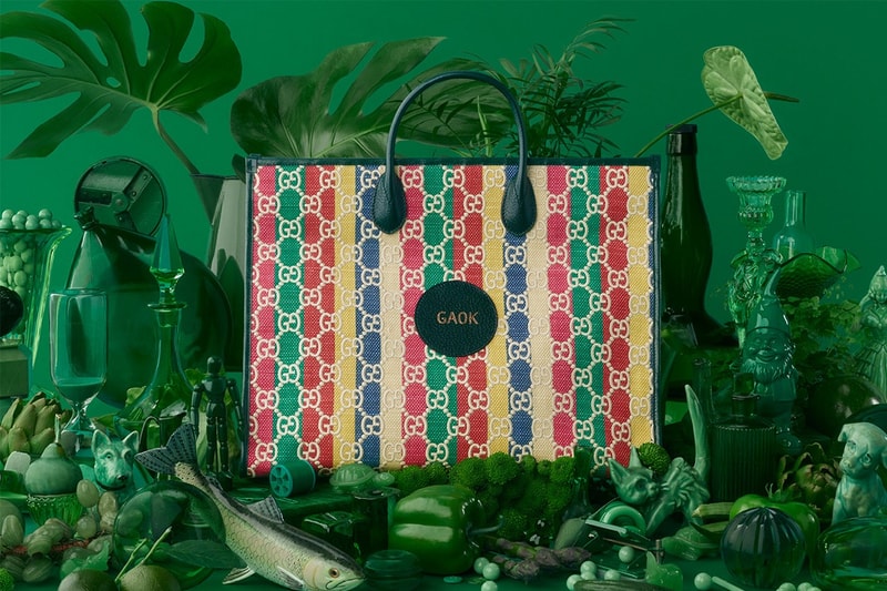 gucci gaok korea seoul flagship special capsule shopper top handle bag