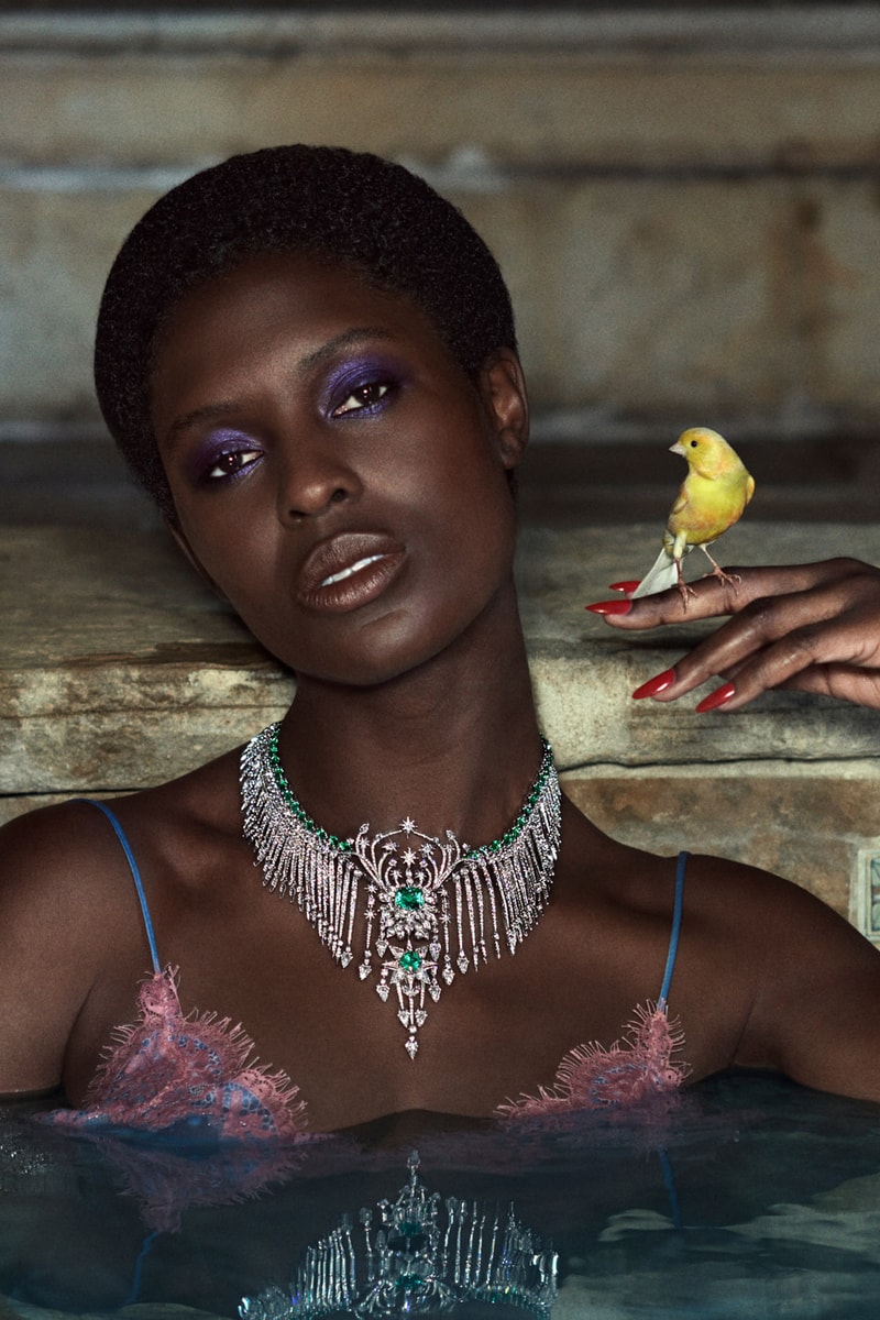 Gucci High Jewelry Hortus Deliciarum Collection 2021 Silver Jewels Diamonds Jodie Turner-Smith Alessandro Michele