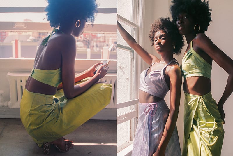 Revamp Your Wardrobe With House of Aama's Silk Halter Top and Skirt Sets