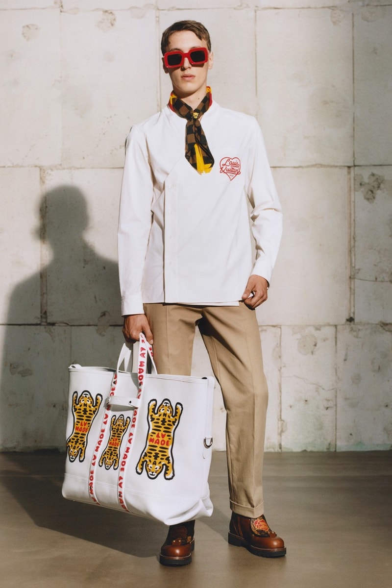 NIGO x Louis Vuitton LV Collaboration Collection Pre-Spring 2022 Virgil Abloh Human Made Lookbook