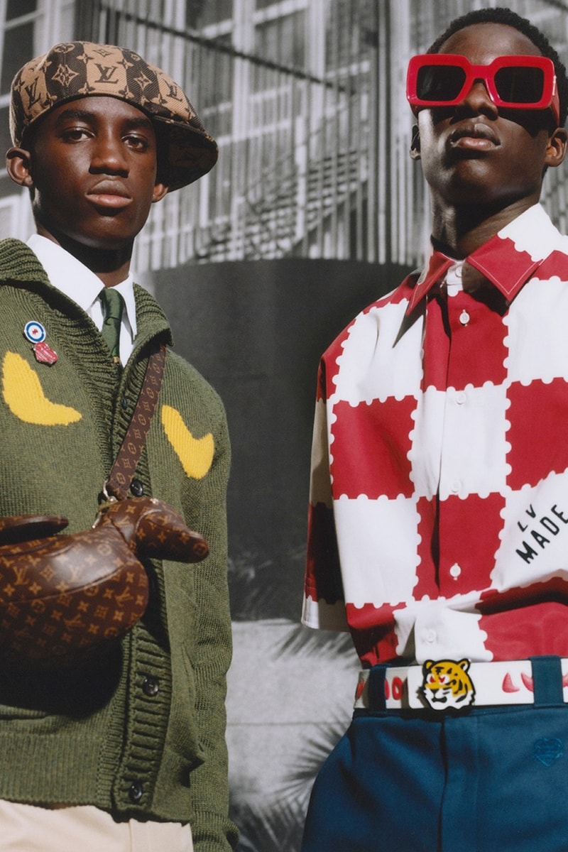 NIGO x Louis Vuitton LV Collaboration Collection Pre-Spring 2022 Virgil Abloh Human Made Lookbook
