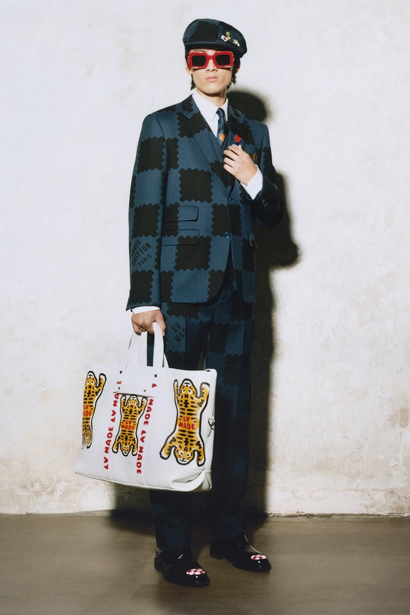 NIGO x Louis Vuitton LV Collaboration Collection Pre-Spring 2022 Virgil Abloh Human Made Lookbook