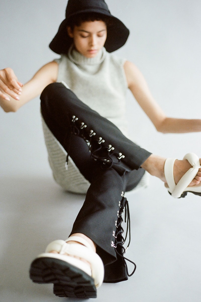 jil sander fall winter 2021 fw21 collection hbxwm lace up pants sandals hat