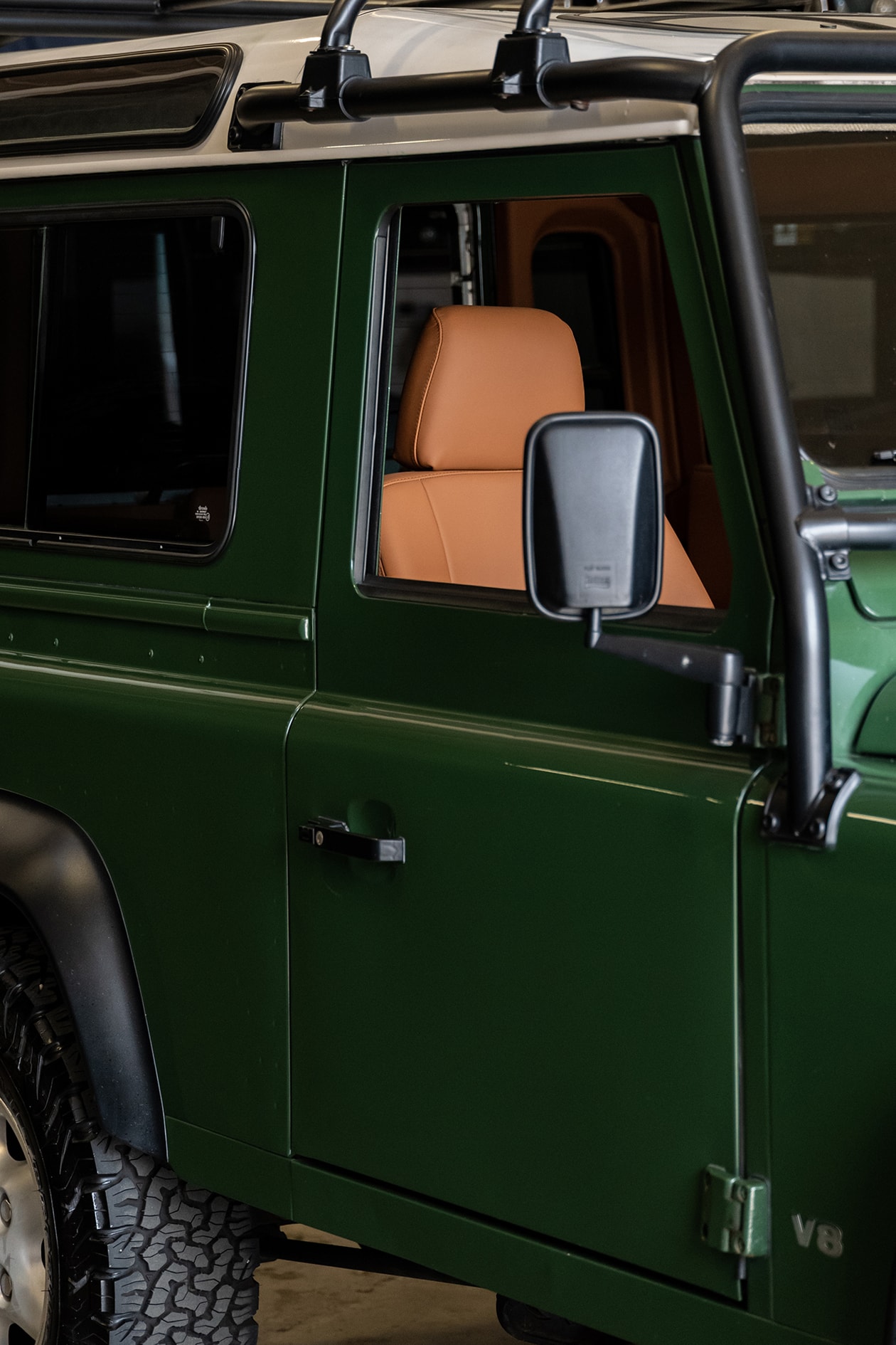 Land Rover Defender 90 Customized Inii King Kim Coniston Green New Balance Aime Leon Dore Campaign Car Automotive D90 Custom Interior Exterior Truck