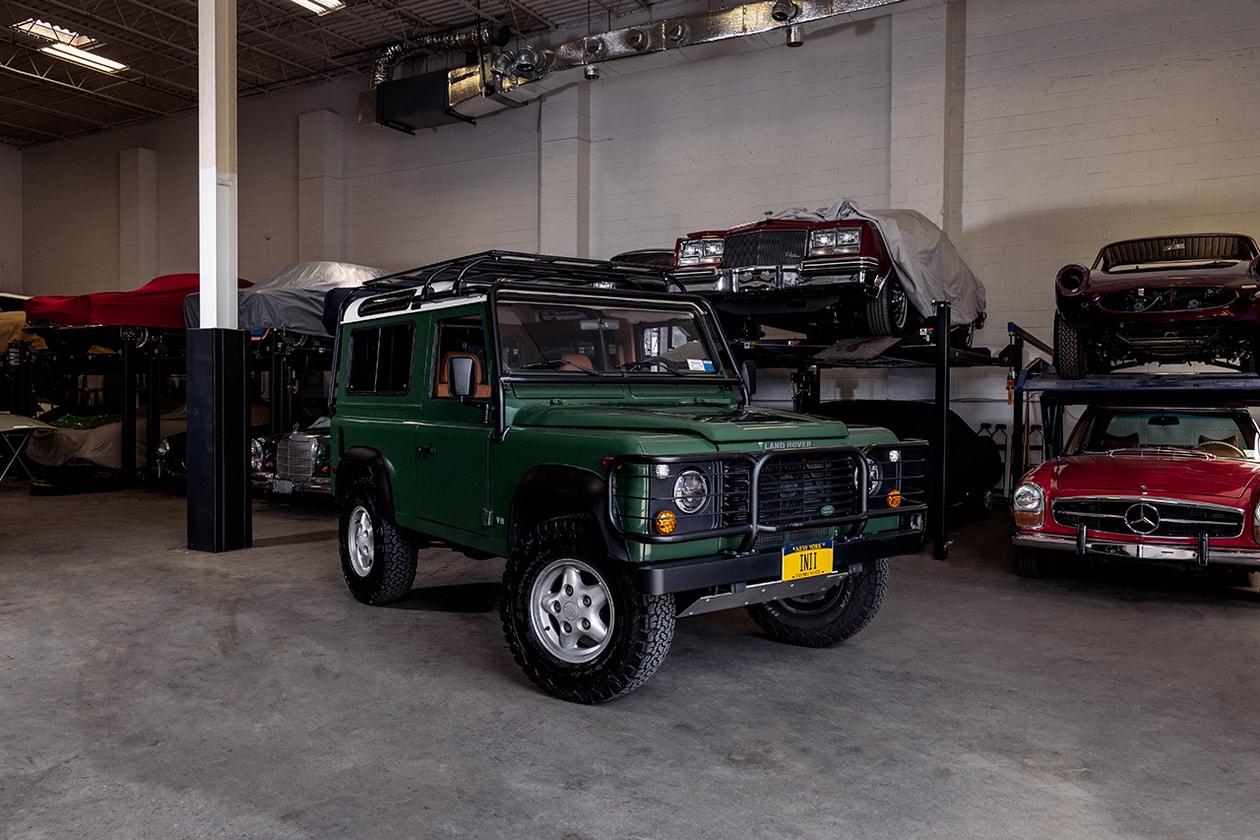 Land Rover Defender 90 Customized Inii King Kim Coniston Green New Balance Aime Leon Dore Campaign Car Automotive D90 Custom Interior Exterior Truck