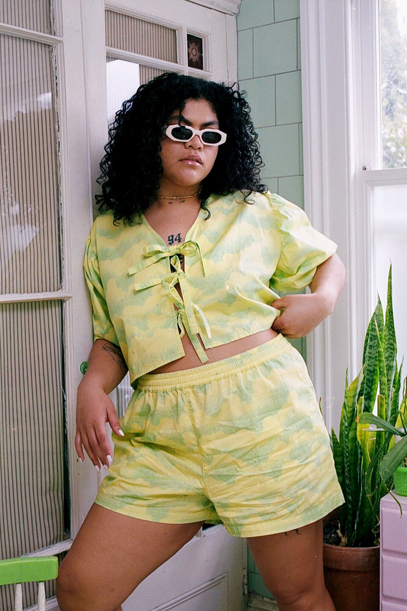 Laura Callaghan Lazy Oaf Book Lovers Never go to Bed Alone Collaboration Apparel Two Piece Set Shirt Shorts
