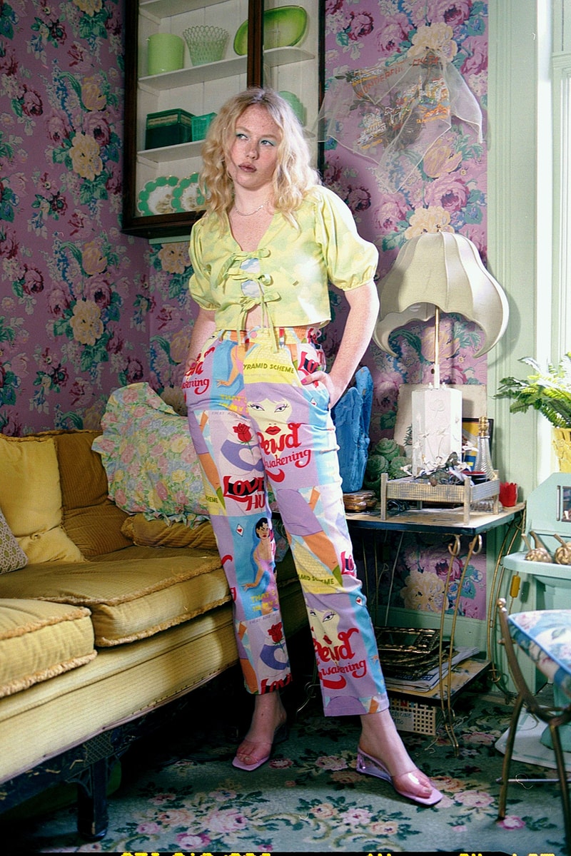 Laura Callaghan Lazy Oaf Book Lovers Never go to Bed Alone Collaboration Apparel Shirt Pants