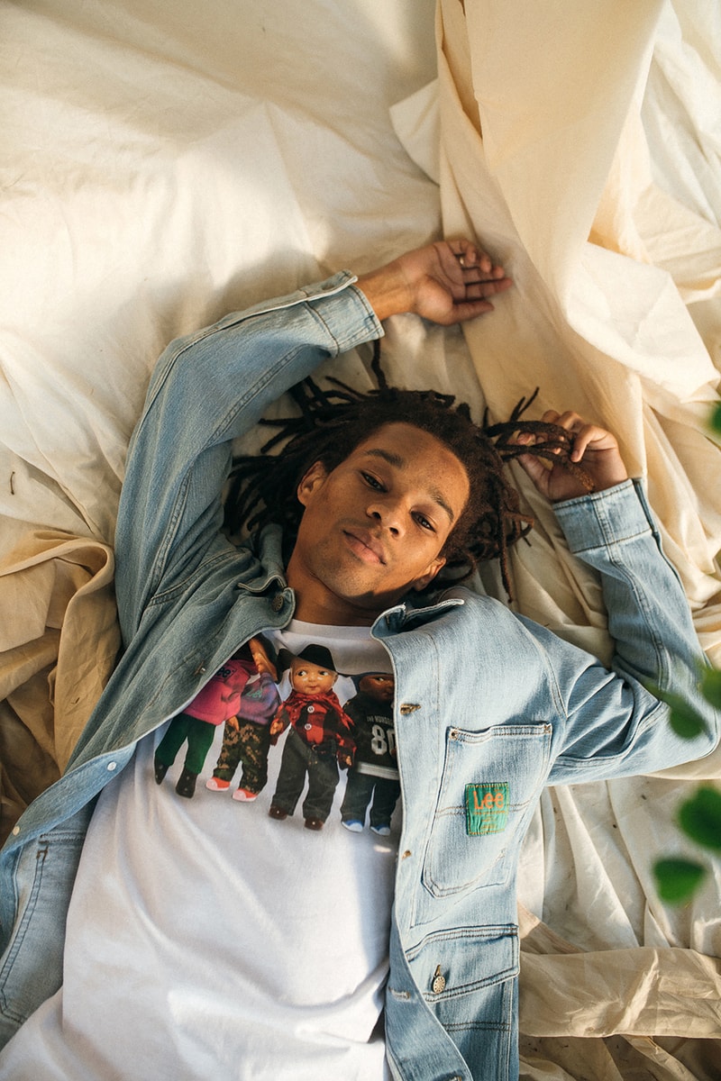 The Hundreds Lee Apparel Collaboration Tee Denim jacket