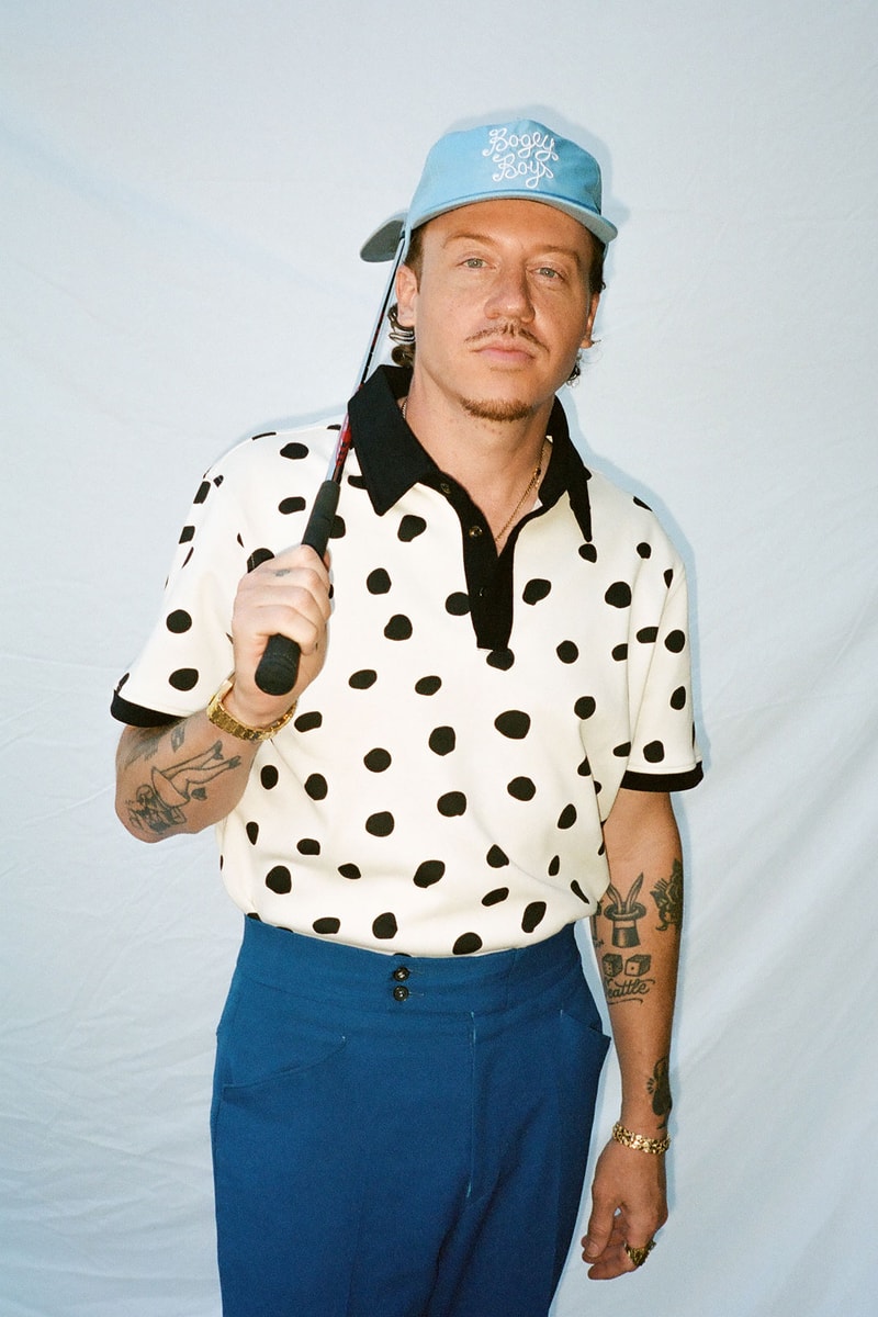macklemore bogey boys golf lifestyle brand dalmatian collection polo tee pants cap