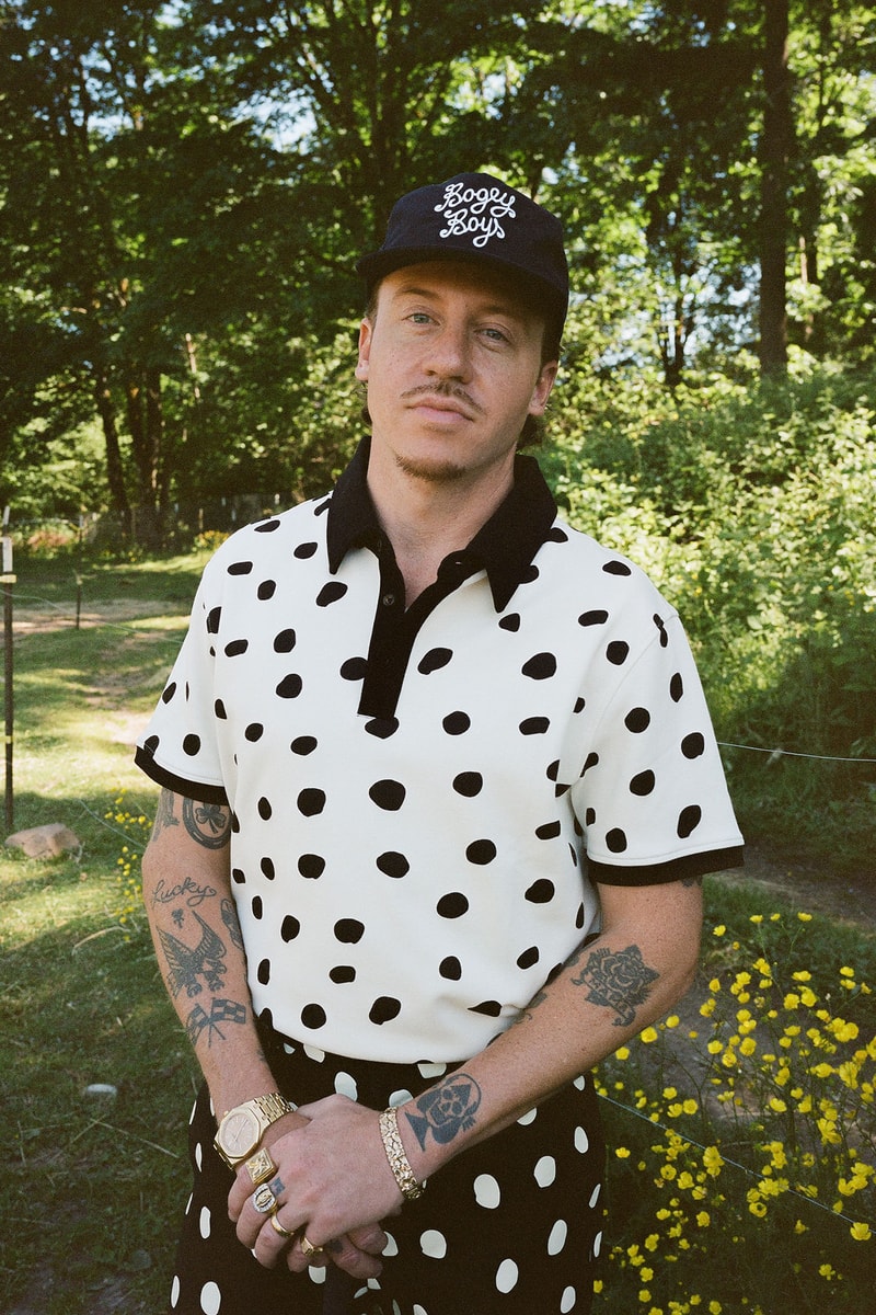 macklemore bogey boys golf lifestyle brand dalmatian collection polo t-shirt cap