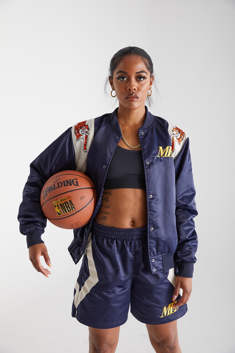 Melody Ehsani Manifesters Satin Jacket Satin Basketball Short