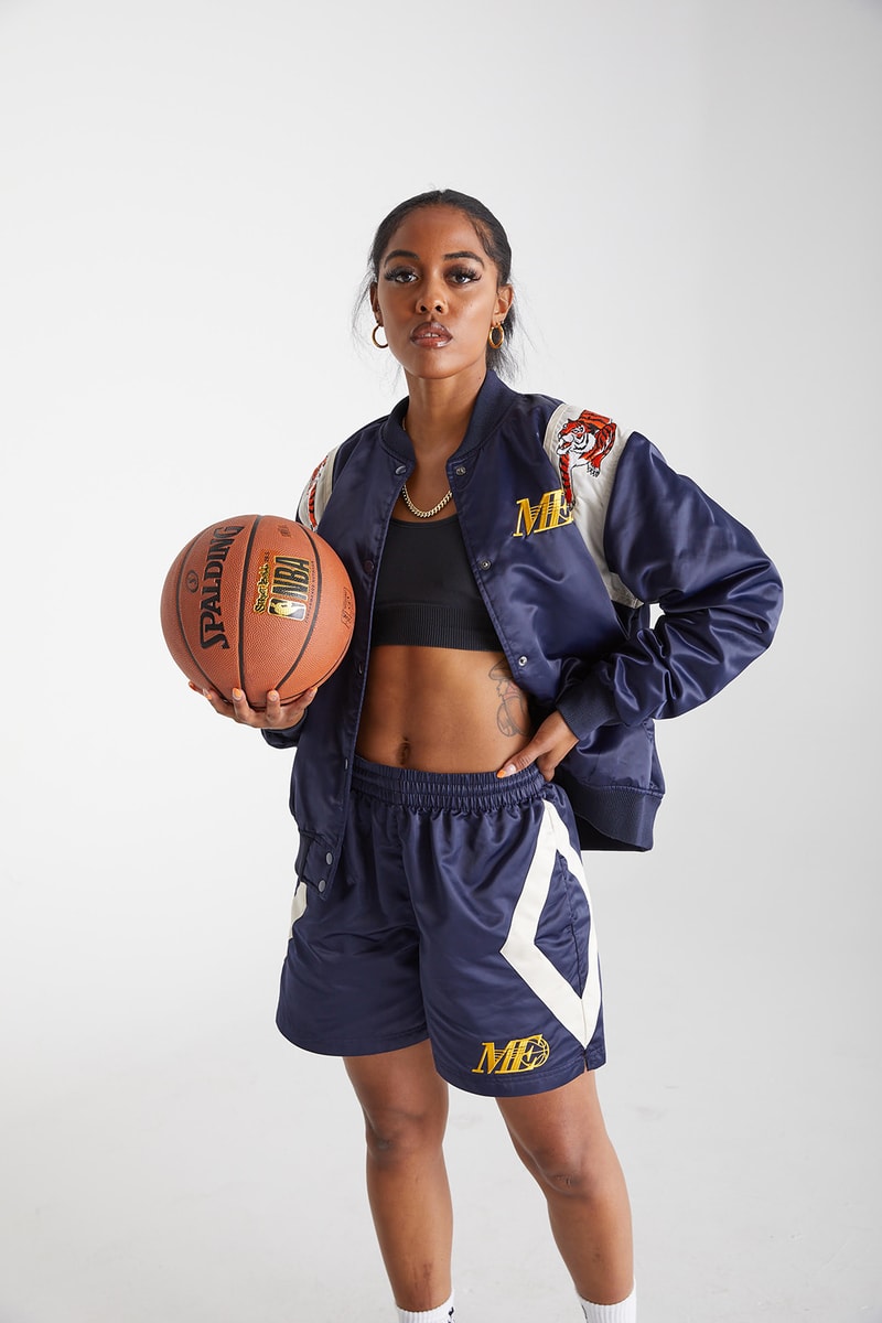 Melody Ehsani Manifesters Satin Jacket Satin Basketball Short