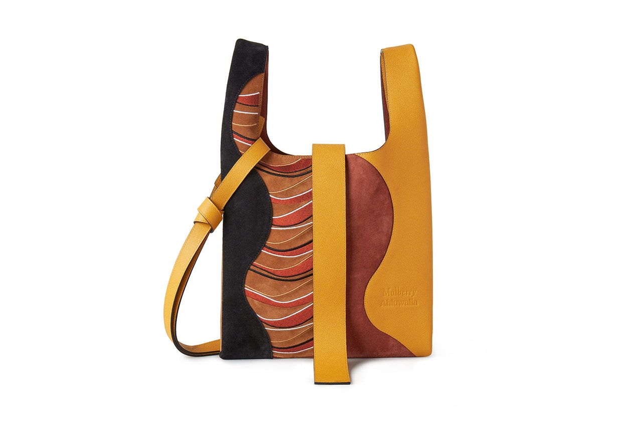 Mulberry x Priya Ahluwalia Capsule Collection SS22 Tote Bag Scarves