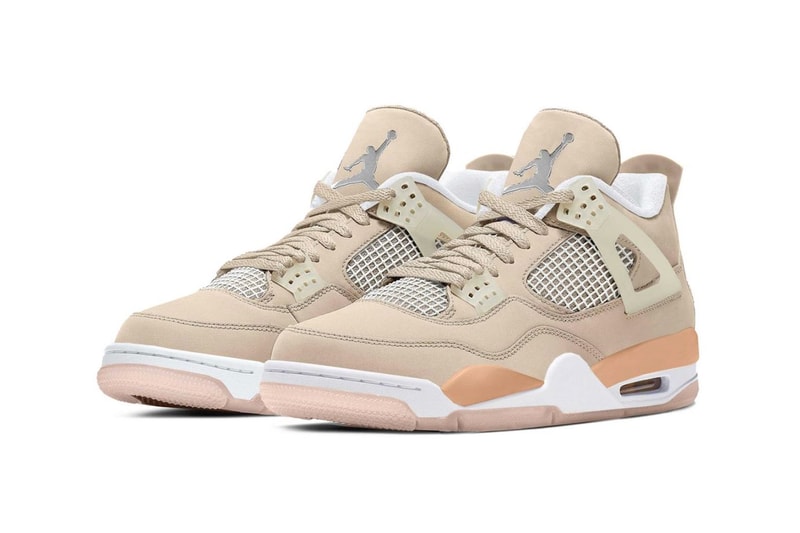 nike air jordan 4 aj4 shimmer womens colorway sneakers beige coral release price date info 
