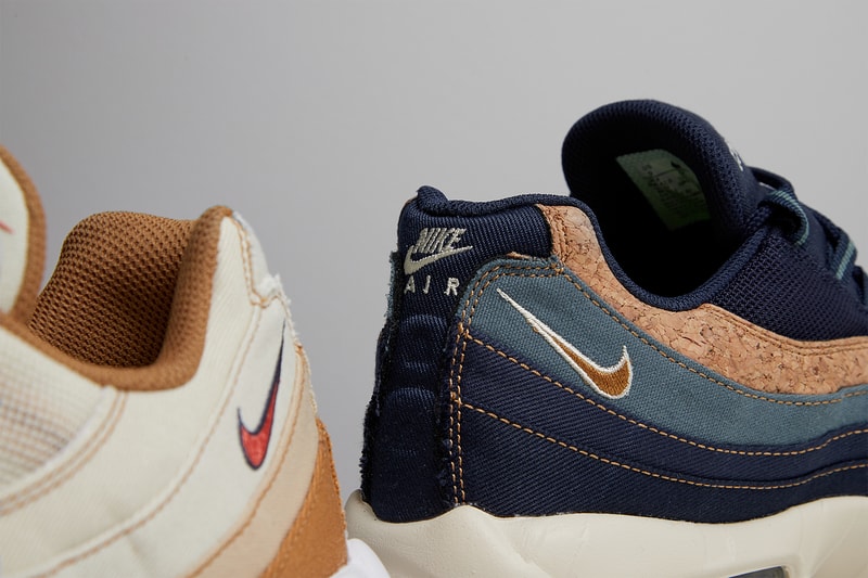 nike air max 95 am95 plant based sustainable pack cork coconut milk obsidian wheat blue footwear shoes kicks
