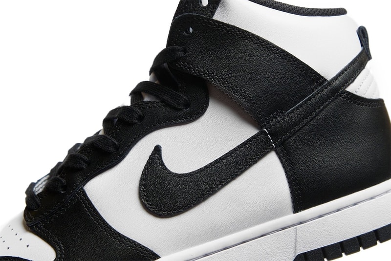 nike dunk high panda black white sneakers high top
