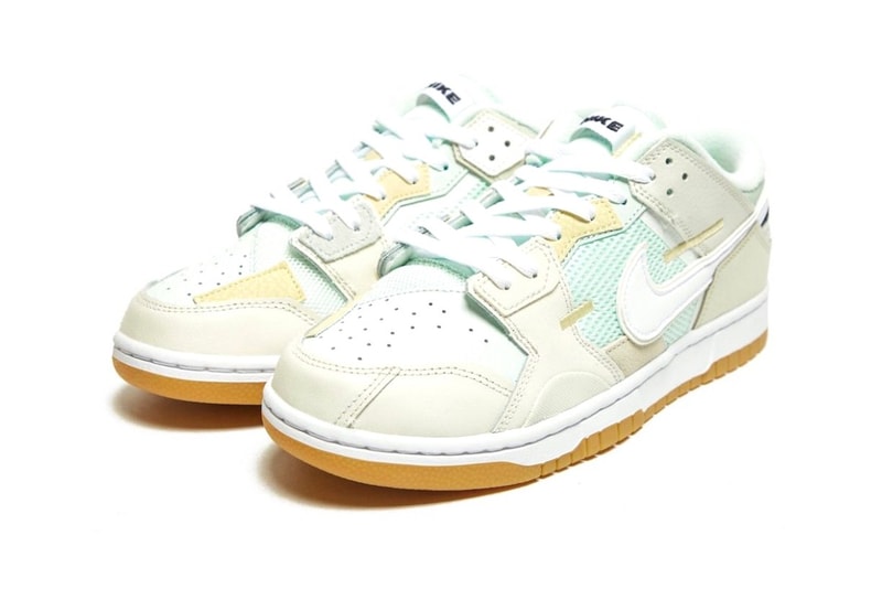 Nike Dunk Low Scrap "Sea Glass" Release Green Mint Beige Sneaker