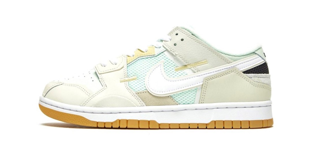 Nike dunk Low Sneakers in White and Light Yellow (seaglass) Women main image 2