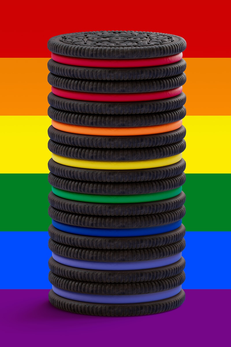 oreo pride month lgbtq packs gilbert baker flag