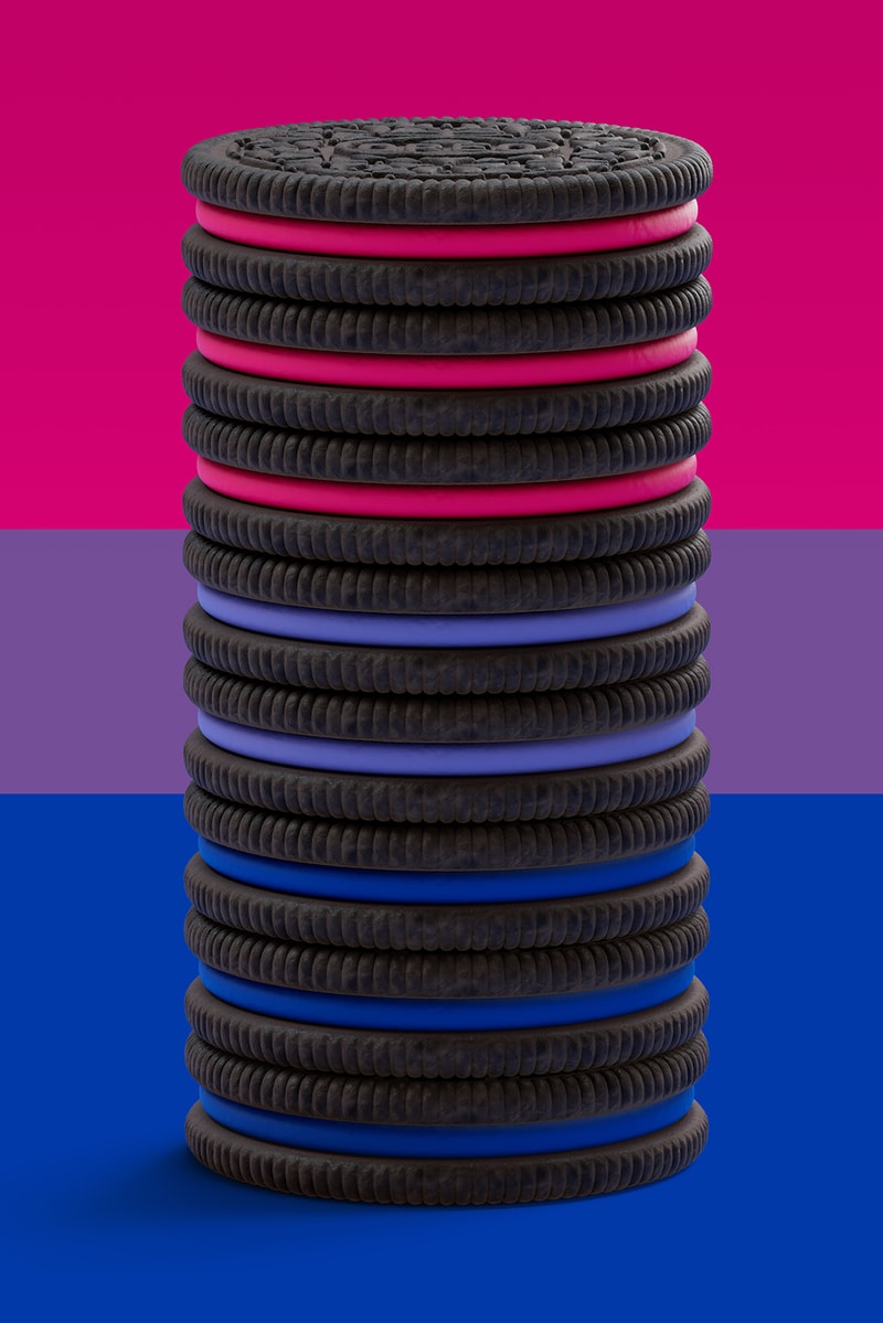 oreo pride month lgbtq packs bisexual flag
