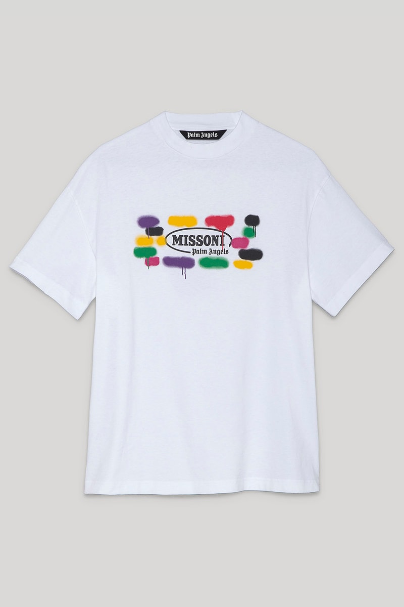 Palm Angels x Missoni Collaboration Apparel Footwear Accessories T-shirts Sweats Joggers Shorts Pants Hats Caps Bags