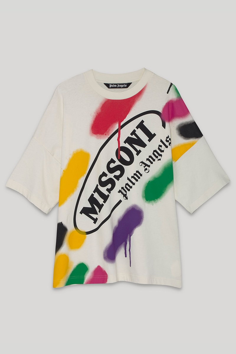 Palm Angels x Missoni Collaboration Apparel Footwear Accessories T-shirts Sweats Joggers Shorts Pants Hats Caps Bags