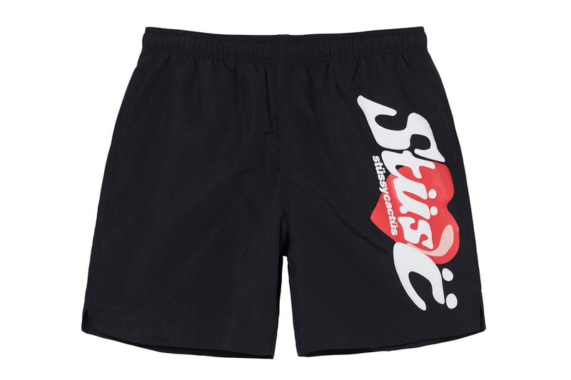 stussy cactus plant flea market cpfm collaboration shorts logo