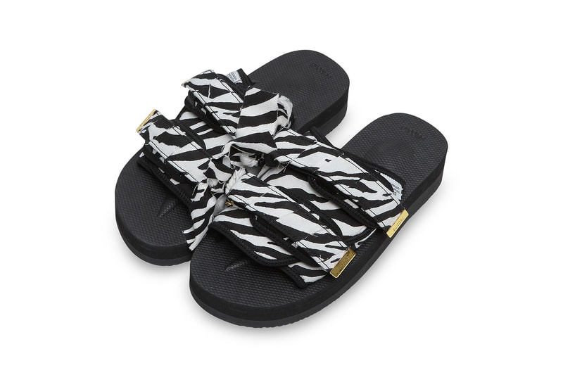 SUICOKE Patterned Summer Sandal Drop June Zebra Denim Neon Leopard