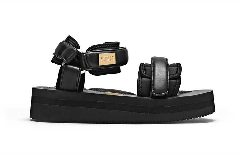 suicoke tom woods sandals slides depa collaboration footwear black lateral
