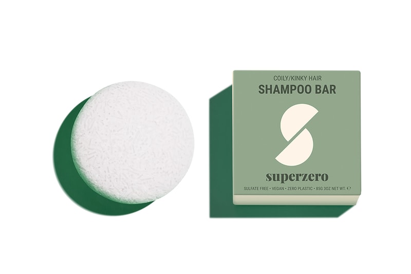 SUPERZERO Kinky Coily Textured Hair Shampoo Bar Sustainable Vegan