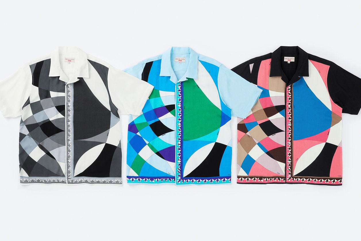 supreme emilio pucci spring collaboration soccer jerseys hoodies fantasia tulipani prints release date info 