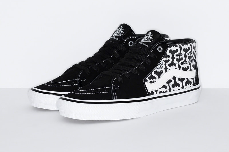 supreme vans spring 2021 sneakers collaboration skate grosso mid black