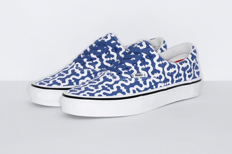 supreme vans spring 2021 sneakers collaboration skate era blue