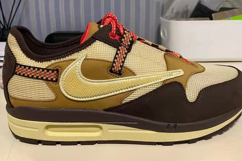 travis scott nike air max 1 am1 cactus jack collaboration details swoosh
