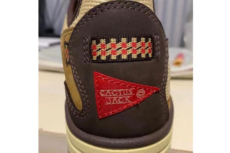travis scott nike air max 1 am1 cactus jack collaboration details heel tab back logo