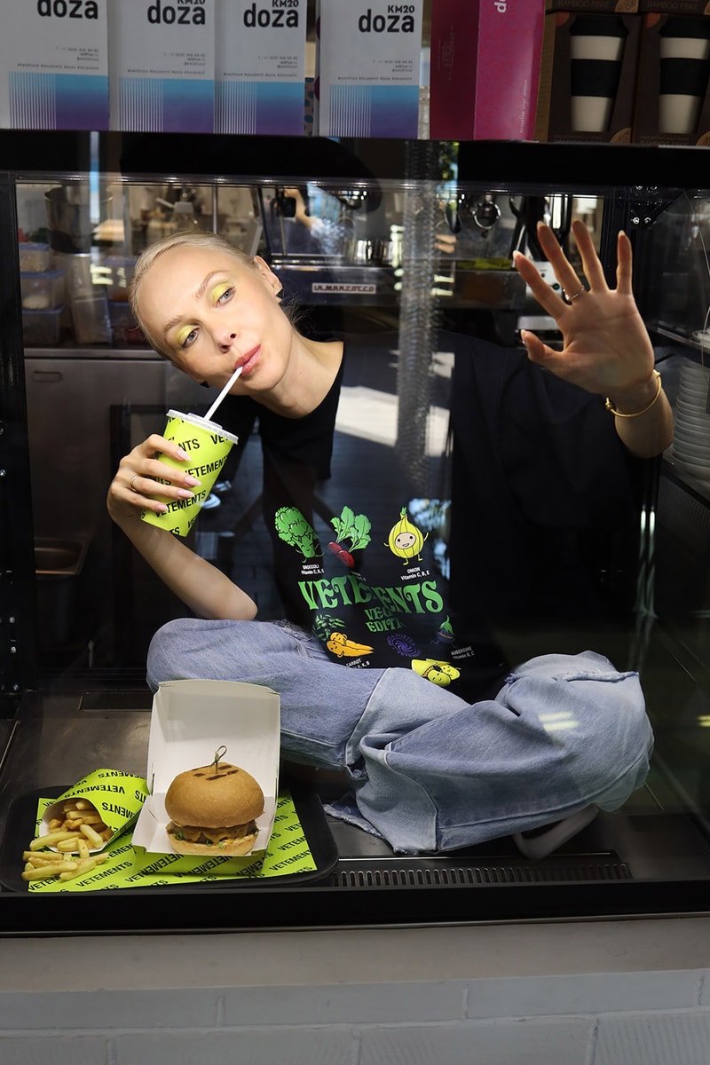 VETEMENTS Burger 2.0 Next Level Edition Combo Meal Vegan Plant-Based Fries Drink KM20 Olga Karput