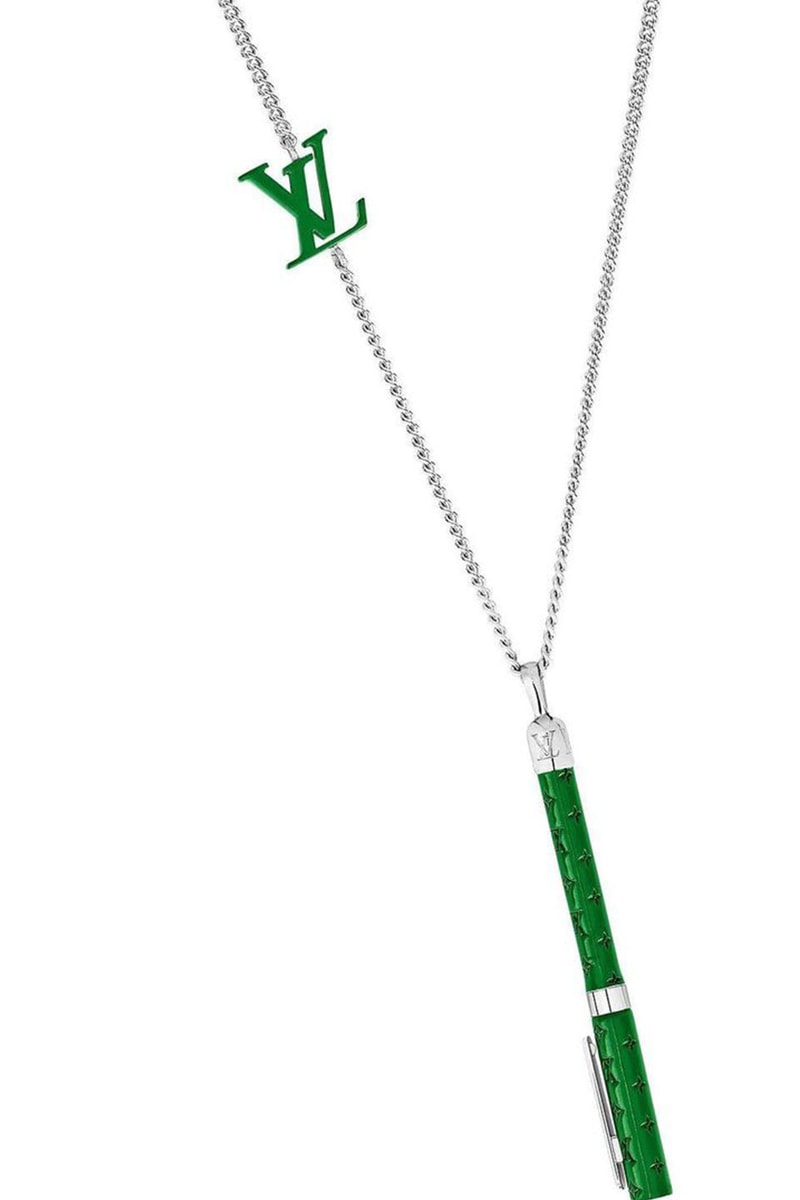 louis vuitton virgil abloh pen necklaces fw21 accessories