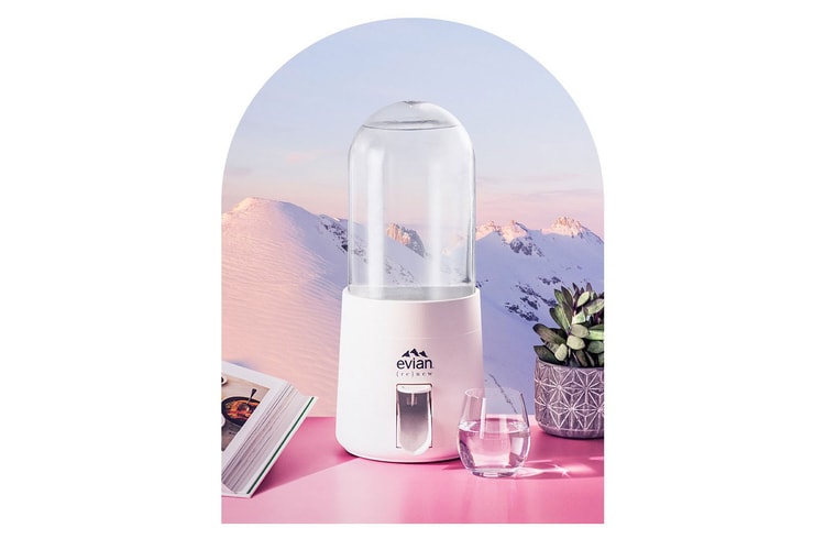 Virgil Abloh Designs re(new) Water Dispenser for evian
