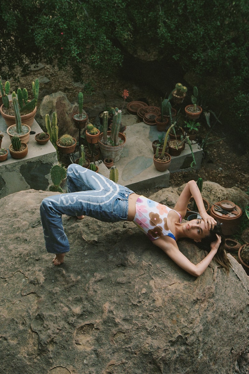 with jean morphology lord newry artist collaboration collection t-shirt jeans pants