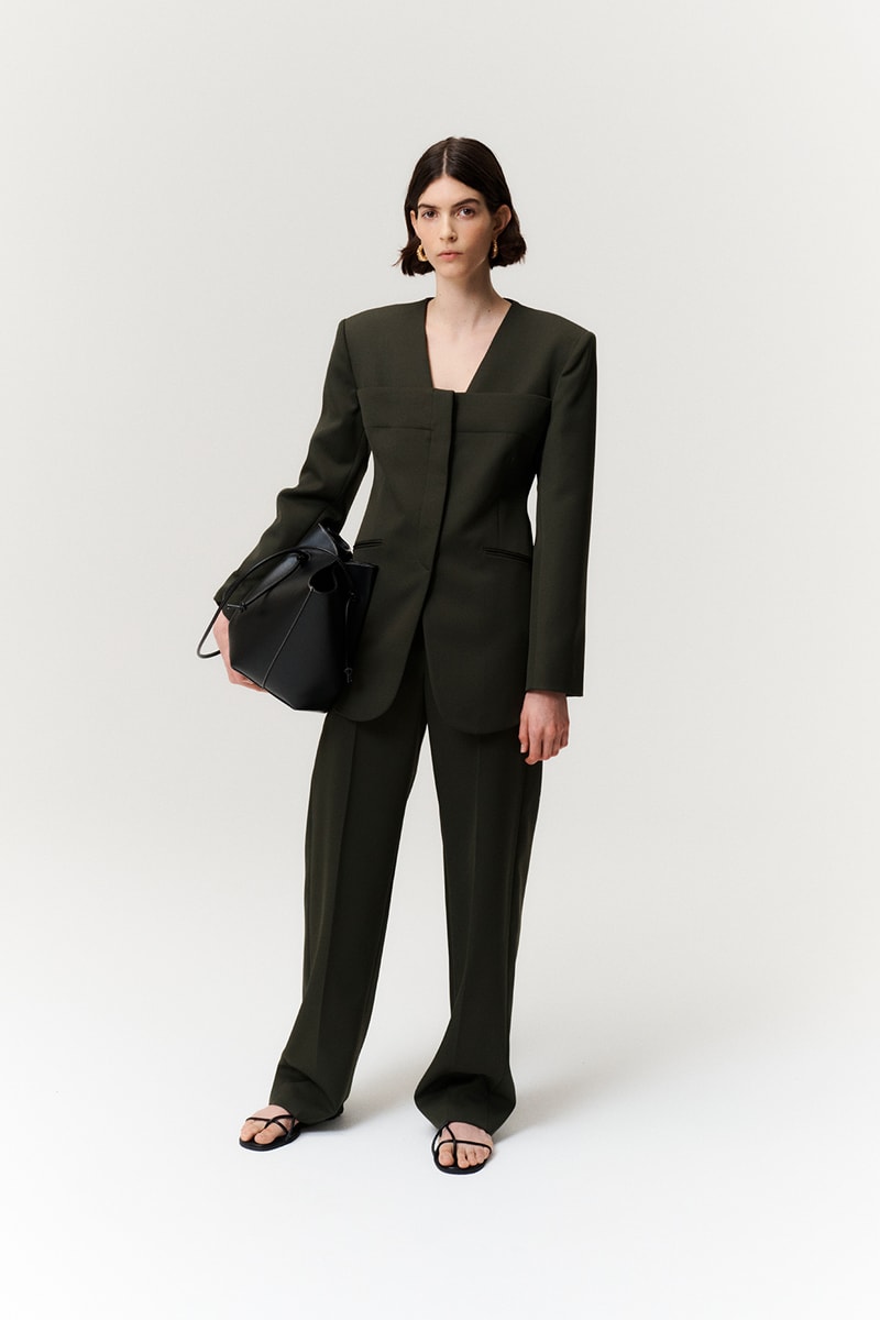 yuzefi fall winter ready to wear collection lookbook sustainable outerwear pants bag
