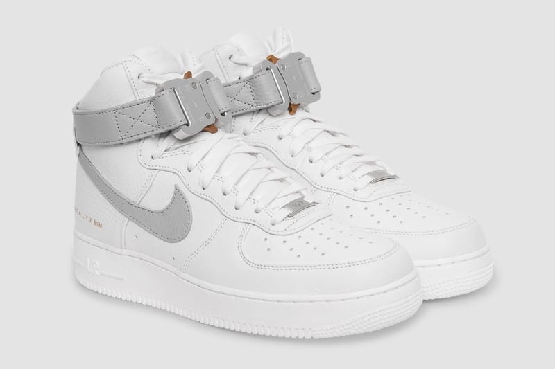 Here's an Official Look at 1017 ALYX 9SM x Nike's Air Force 1 Hi "Wolf Grey"