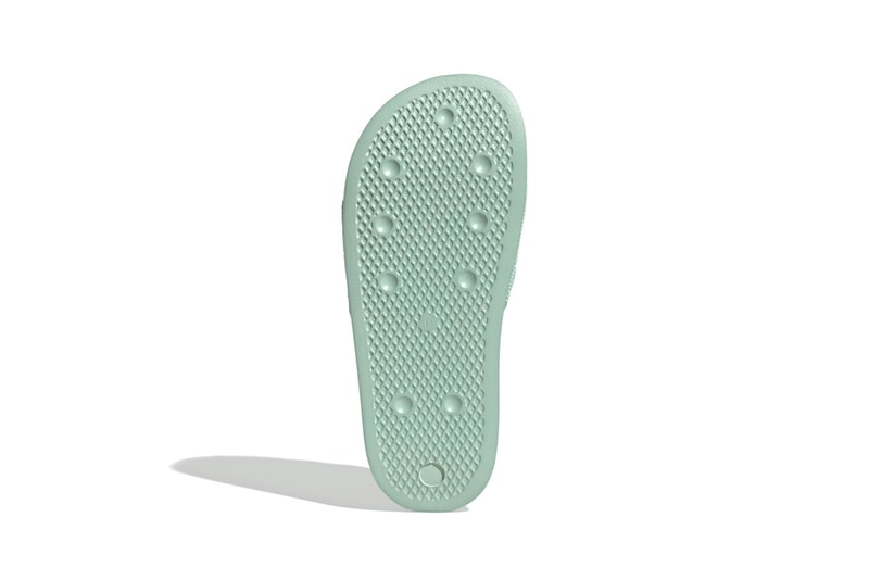 adidas Adilette Lite Slides Hazy Green Cloud White Footwear