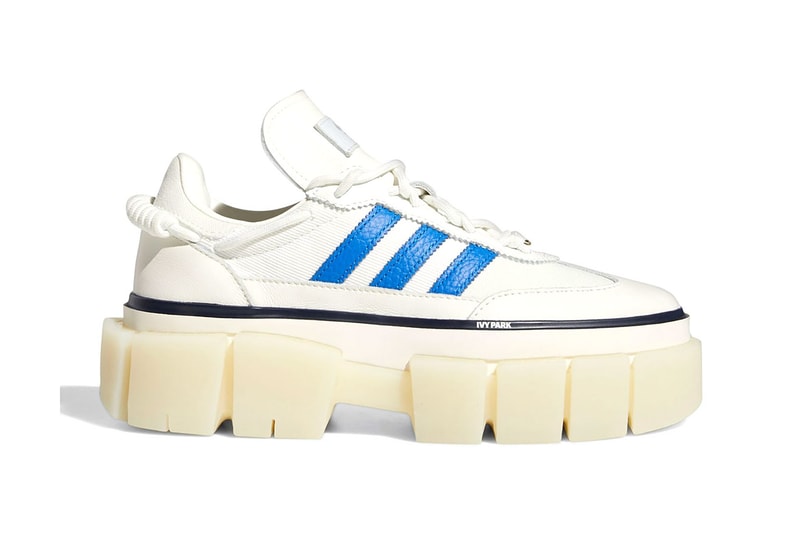 Beyonce IVY PARK adidas Originals Super Super Sleek Sneakers Collaboration Shoes Kicks Footwear White Blue